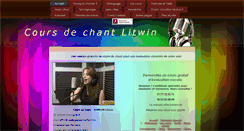 Desktop Screenshot of coursdechantlitwin.com
